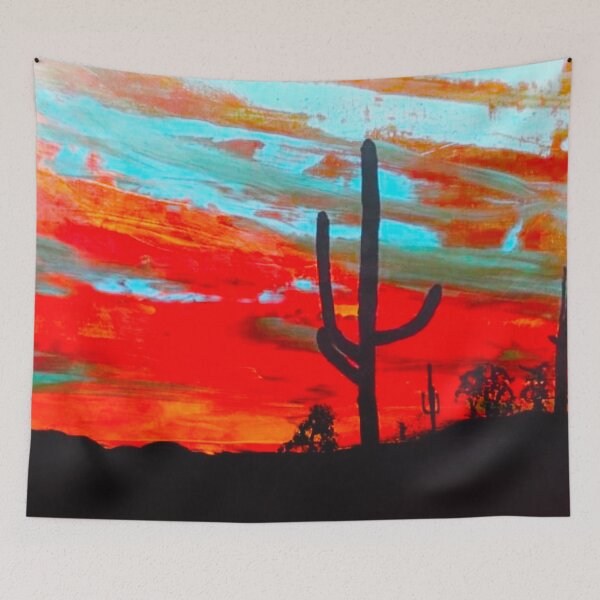 Item preview, Saguaro Sunset 2 designed and sold by Amber Niles.