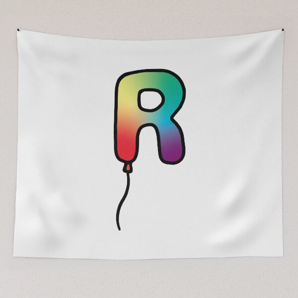 Item preview, Initial Monogram Balloon Letter R designed and sold by murialbezanson.