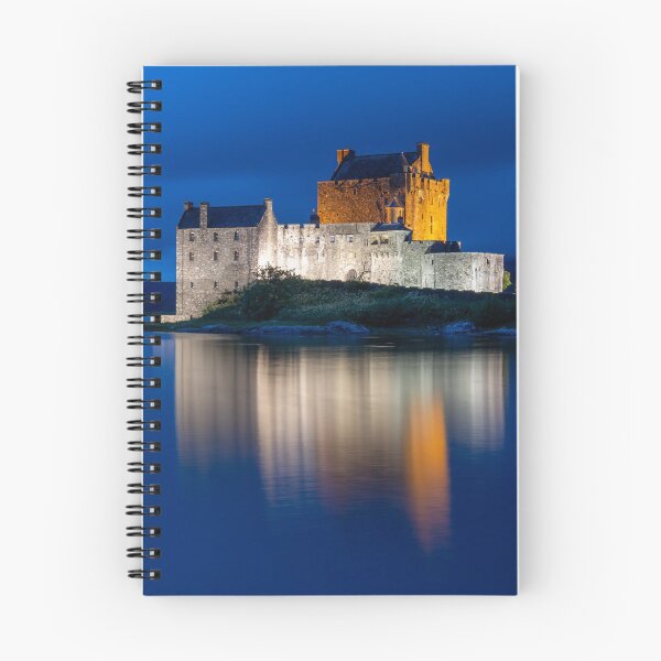Item preview, Eilean Donan Castle at blue hour after sunset designed and sold by rzierik.