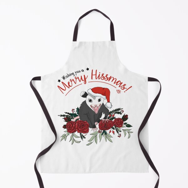 Item preview, Merry Hissmas - floral christmas themed possum baby designed and sold by Petra Vitéz.