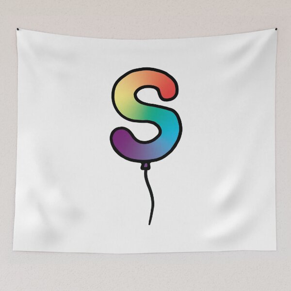 Item preview, Initial Monogram Balloon Letter S designed and sold by murialbezanson.