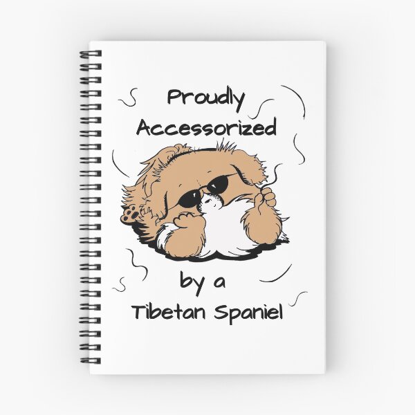 Item preview, Proudly Accessorized by a Tibetan Spaniel Cute Humorous Tibbie Design designed and sold by Monica C. Webster.