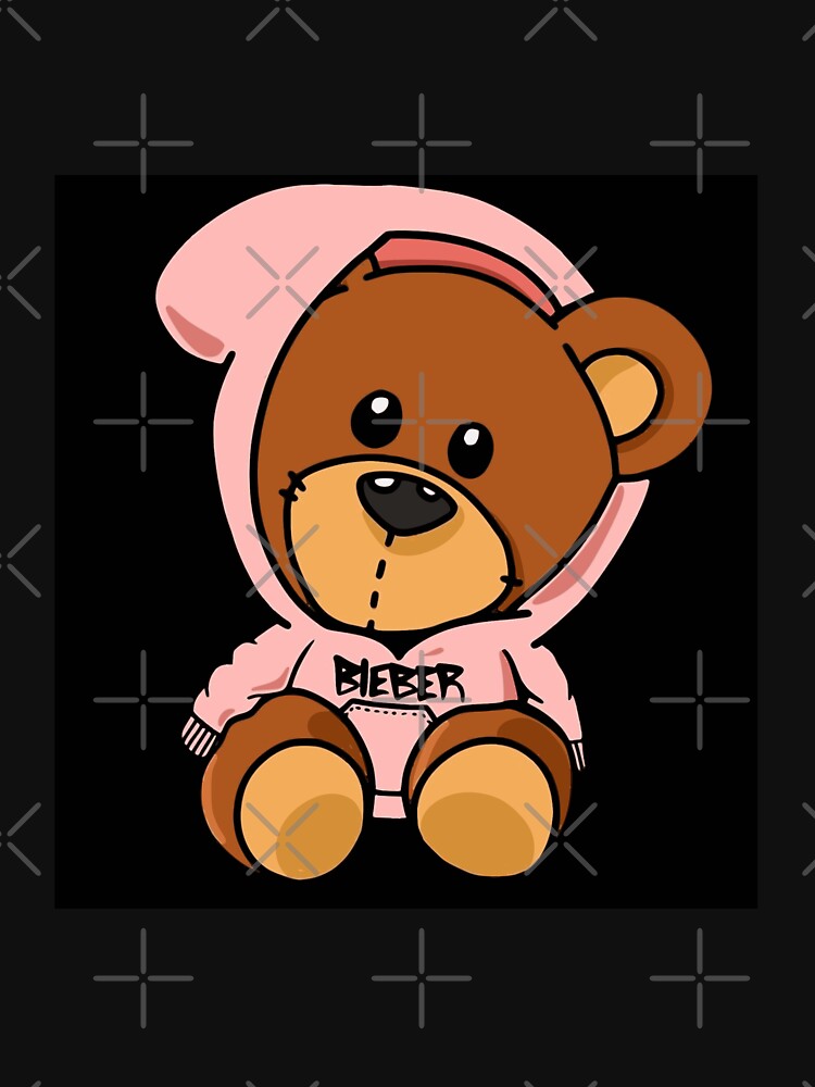 Bieber bear hoodie new arrivals