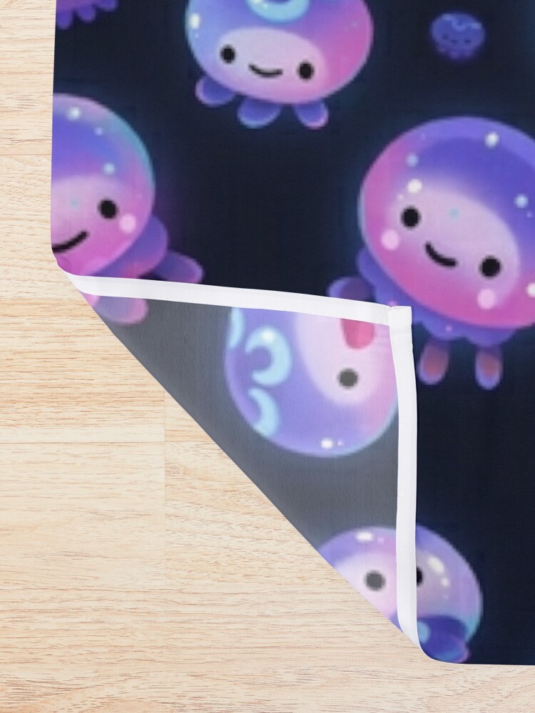 Thumbnail 2 of 5, Shower Curtain, Baby jellyfish designed and sold by pikaole.