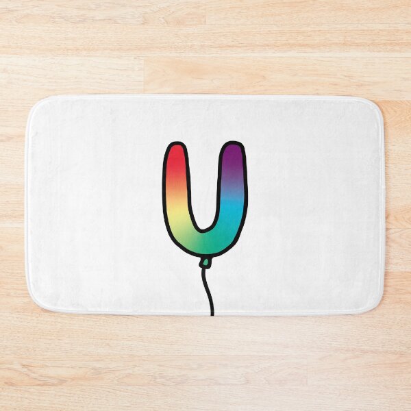 Item preview, Initial Monogram Balloon Letter U designed and sold by murialbezanson.