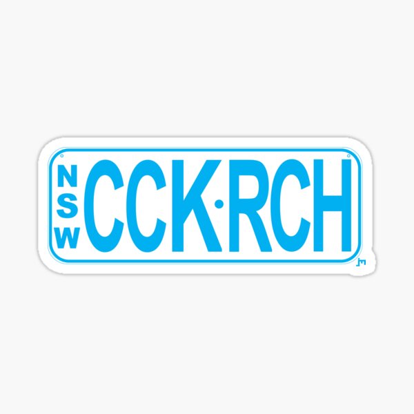 Item preview, State of Origin QLD NSW CCK RCH Cockroach Number Plate Design by JohnnyMyass designed and sold by JohnnyMyass.