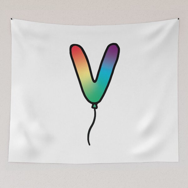 Item preview, Initial Monogram Balloon Letter V designed and sold by murialbezanson.