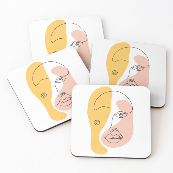 Item preview, Abstract portrait line art designed and sold by Emily Pinto.