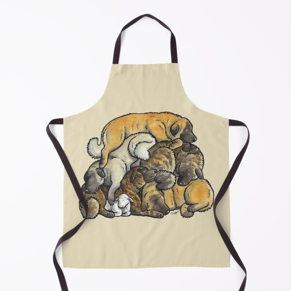 Item preview, Sleeping pile of Estrela Mountain Dogs designed and sold by animalartbyjess.