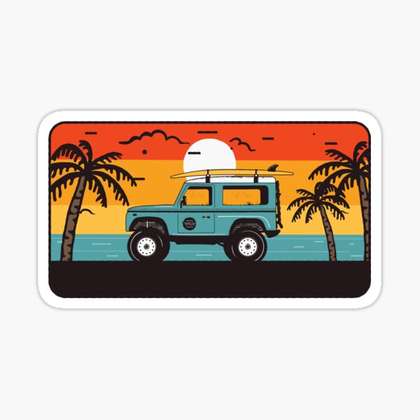 Vista previa del artículo con la obra «Sunset Van Life», diseñado y vendido por Lorene GZ.