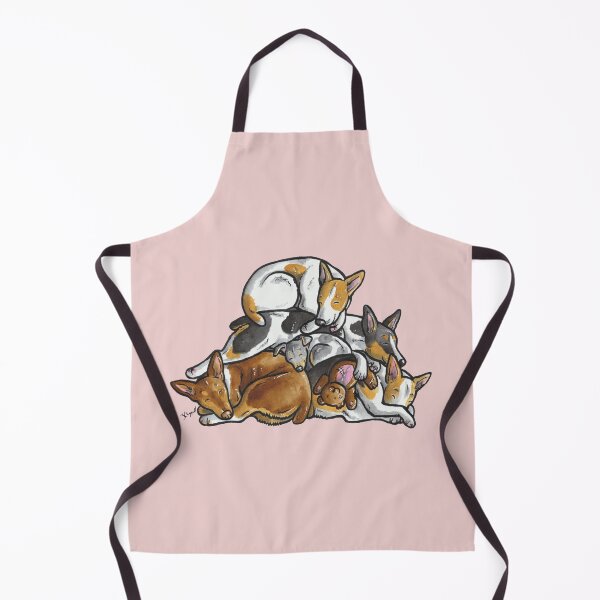 Item preview, Sleeping pile of Rat Terrier dogs designed and sold by animalartbyjess.