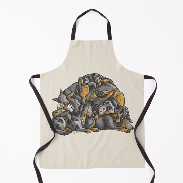 Item preview, Sleeping pile of Beauceron dogs designed and sold by animalartbyjess.