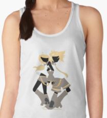 Camiseta de tirantes para mujer Kagamine Rin y Len Box Art Silhouette