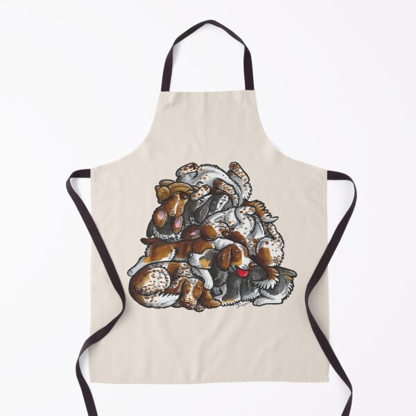 Item preview, Sleeping pile of English Springer Spaniels designed and sold by animalartbyjess.