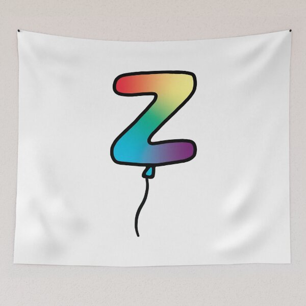 Item preview, Initial Monogram Balloon Letter Z designed and sold by murialbezanson.