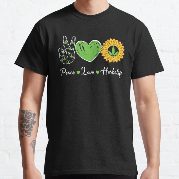Peace Love Sunshine Herbalife T-shirt classique