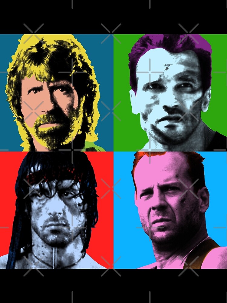 Thumbnail 3 of 3, Scarf, Last Action Heroes ✅ 80s Movies designed and sold by sachpica.