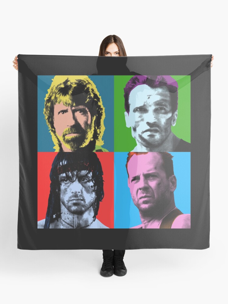 Thumbnail 1 of 3, Scarf, Last Action Heroes ✅ 80s Movies designed and sold by sachpica.