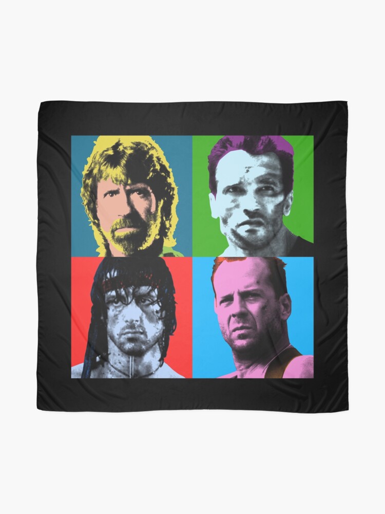 Thumbnail 2 of 3, Scarf, Last Action Heroes ✅ 80s Movies designed and sold by sachpica.