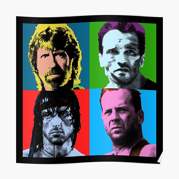 Last Action Heroes ✅ 80s Movies Poster