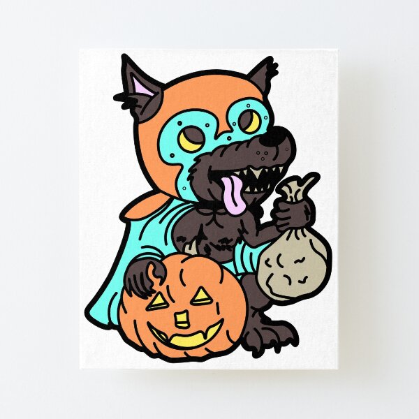 El Lobo Canvas Mounted Print