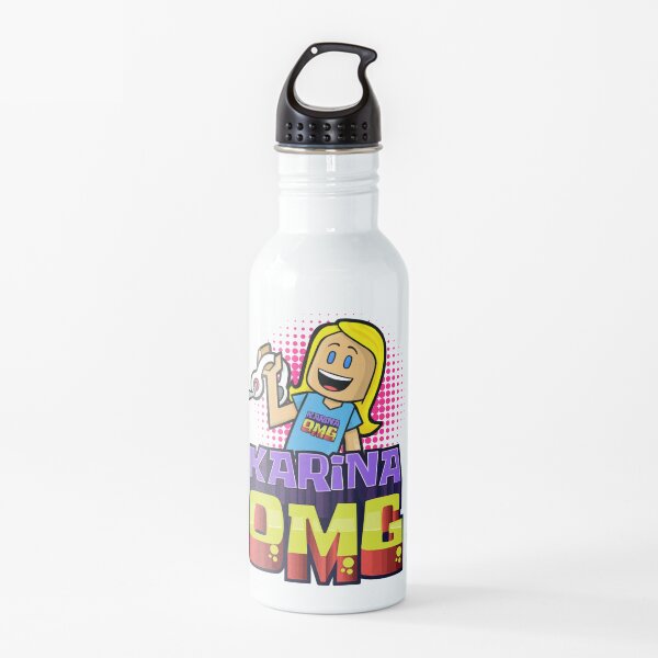 Girl Gamer Water Bottle Redbubble - jen roblox karina omg