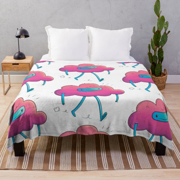 Item preview, A happy and cute pink cloud walking designed and sold by GabFrg.