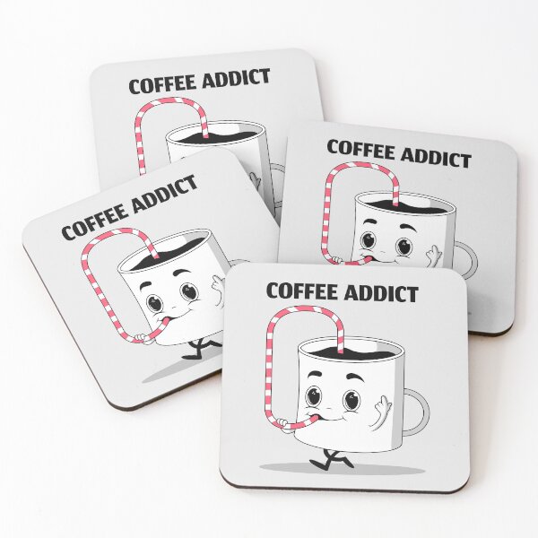 Item preview, Funny Coffee Addict Coffee Mug drinking coffee designed and sold by TamGustam.