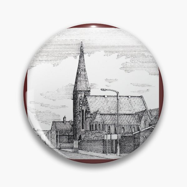 Item preview, 162 - UNITED REFORMED CHURCH, BLYTH - DAVE EDWARDS - INK - 1988 designed and sold by BLYTHART.