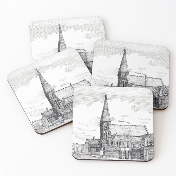 Item preview, 162 - UNITED REFORMED CHURCH, BLYTH - DAVE EDWARDS - INK - 1988 designed and sold by BLYTHART.
