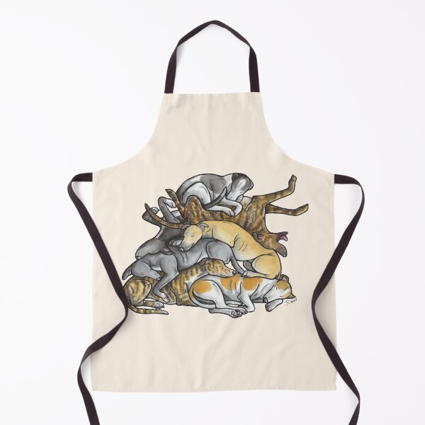 Item preview, Sleeping pile of Greyhound dogs designed and sold by animalartbyjess.