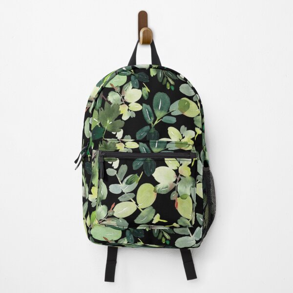 Item preview, Green Foliage on Black designed and sold by Sidetracks.