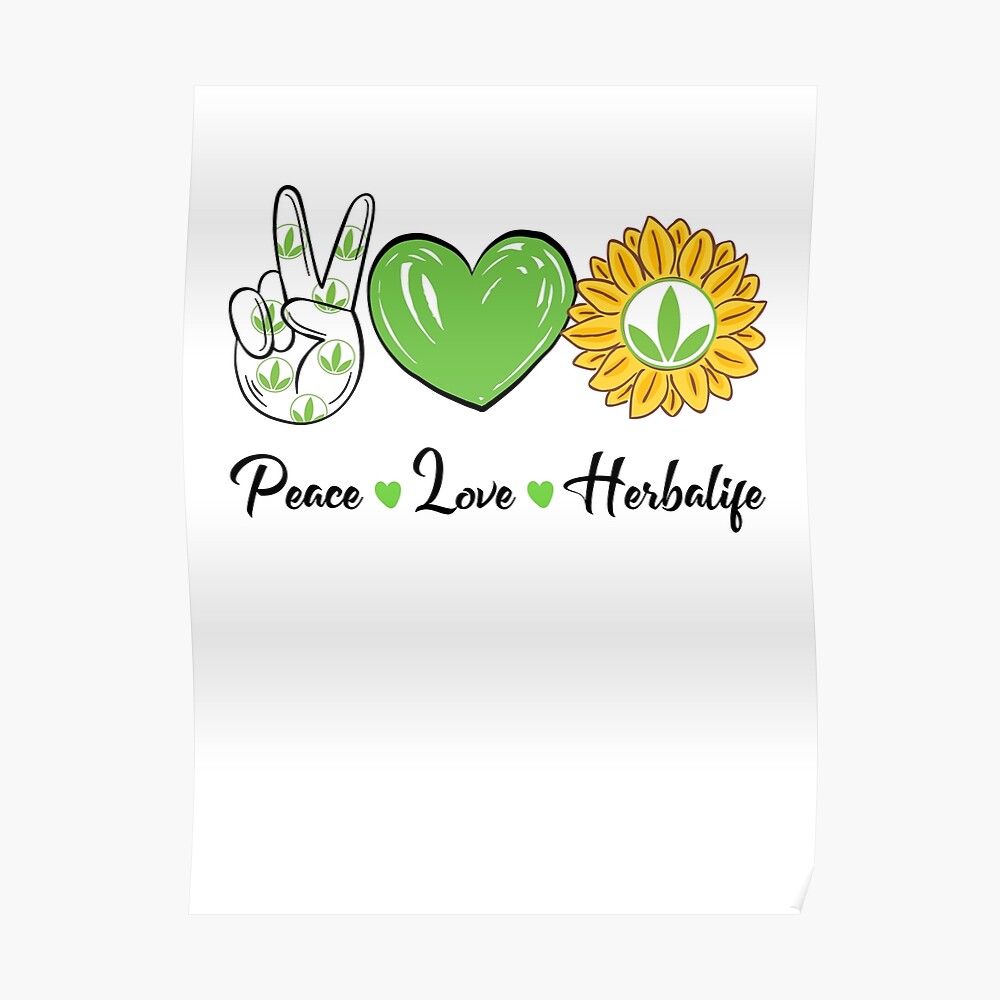 Peace Love Sunshine Herbalife Sticker By Mhfaris Redbubble