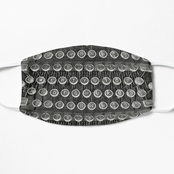 Typewriter Keys-Vintage Typewriter-Royal Typewriter-Writer Pearl S. Buck Flat Mask