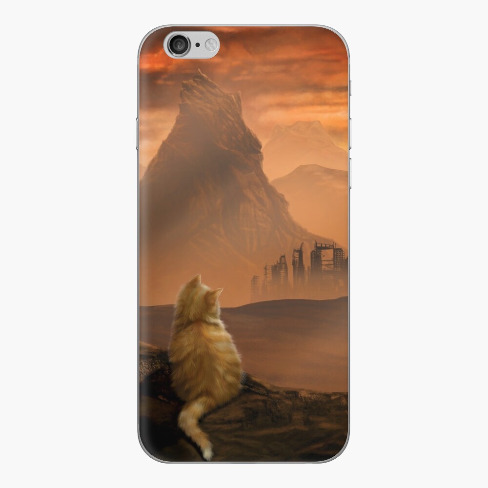 Kitten in the Wasteland iPhone Skin