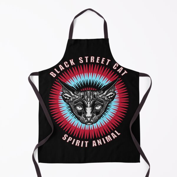Item preview, Black Street Cat - Street Cat Black Spirit designed and sold by Coder-T.
