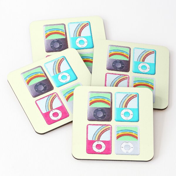 Item preview, MP3 Players/iPod nano inspired -set of 4 designed and sold by sillybanana.