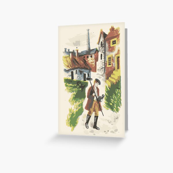 Robert Burns Greeting Card
