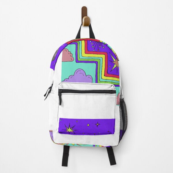 Item preview, Atomic Psychedelic Rainbow Night and Day designed and sold by Intergalactic Unicorn: Art by Anna Schmidt.