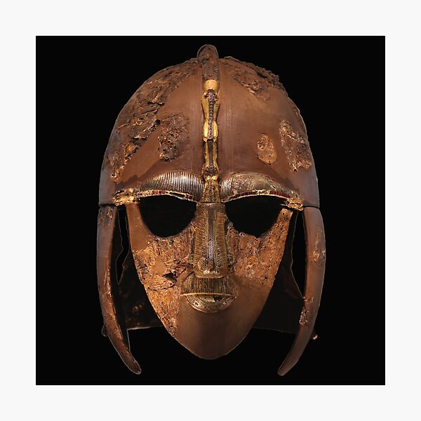 Sutton Hoo helmet Photographic Print