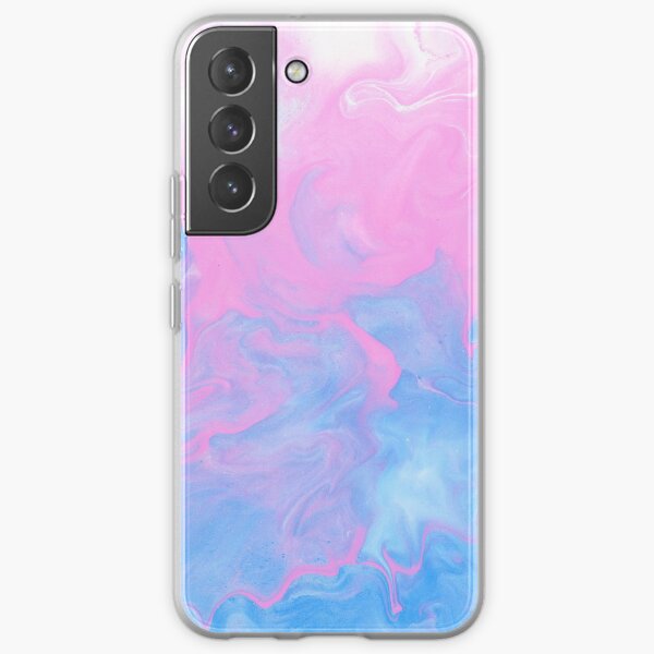 Pink & Blue Marble Watercolor Samsung Galaxy Soft Case