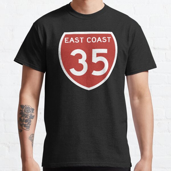 Highway 35, East Coast, New Zealand Classic T-Shirt