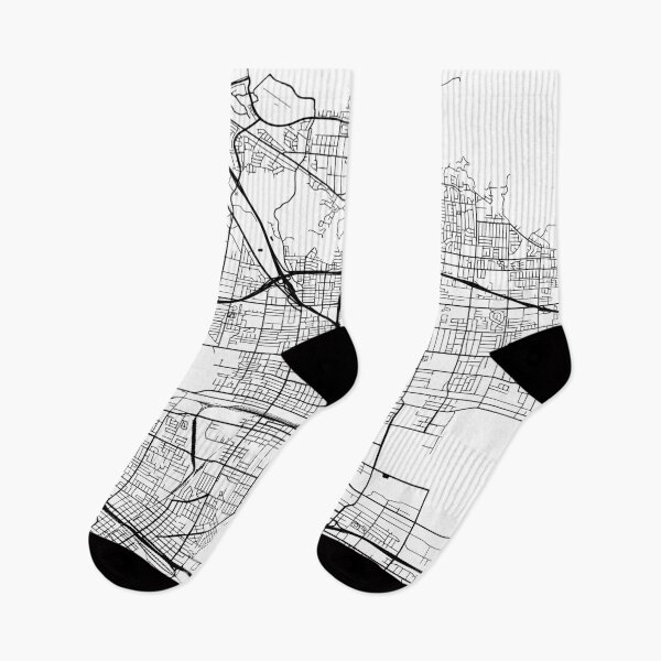 Item preview, San Bernardino, USA Road Map Art - Earth Tones designed and sold by hatimelhag.