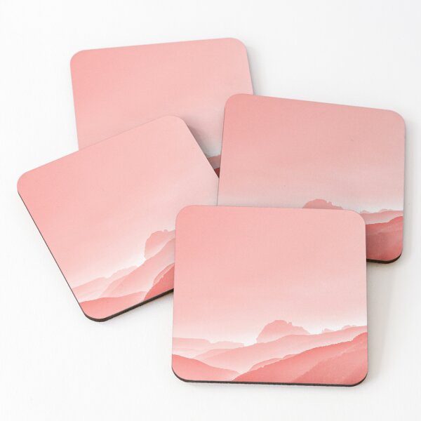 Item preview, Rolling Hills and Sky in Pink designed and sold by AlteredAtelier.
