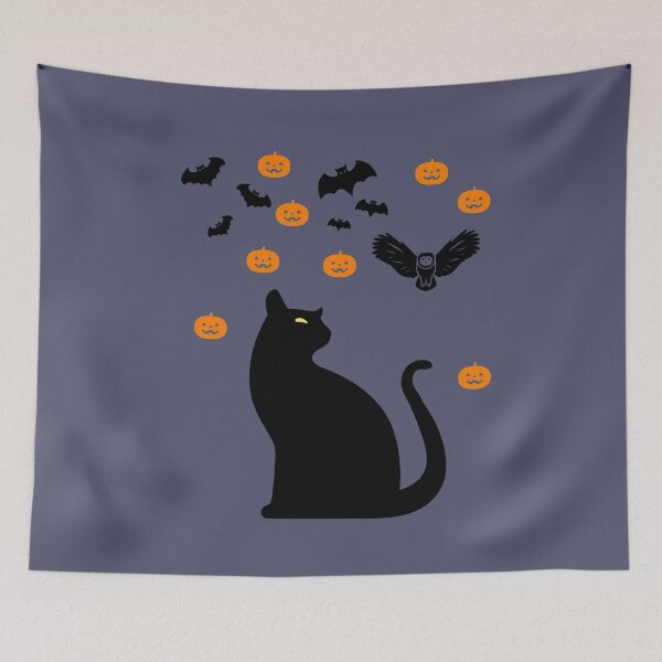 Item preview, Spooky Cat Night designed and sold by Doodlehub.