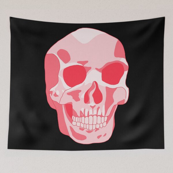 Item preview, Pink Monochromatic Skull  designed and sold by DippyHippie.