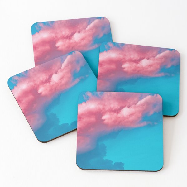 Item preview, Cotton Candy Pink & Blue Clouds  designed and sold by newburyboutique.