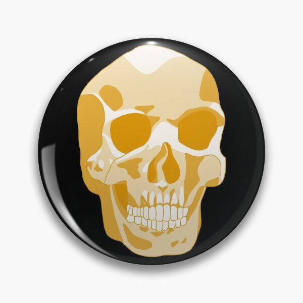 Item preview, Yellow Monochromatic Skull  designed and sold by DippyHippie.
