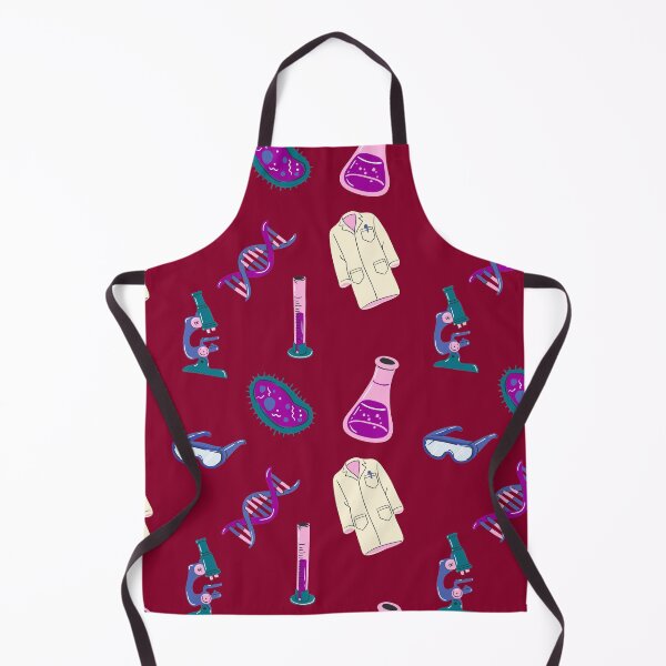 Item preview, Cute Biology Lab Tiled Pattern Pink Purple Teal Blue designed and sold by quiet-charm.