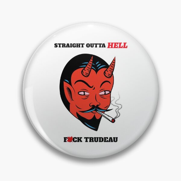 Item preview, F*ck Trudeau Devil designed and sold by KomarDesigns.